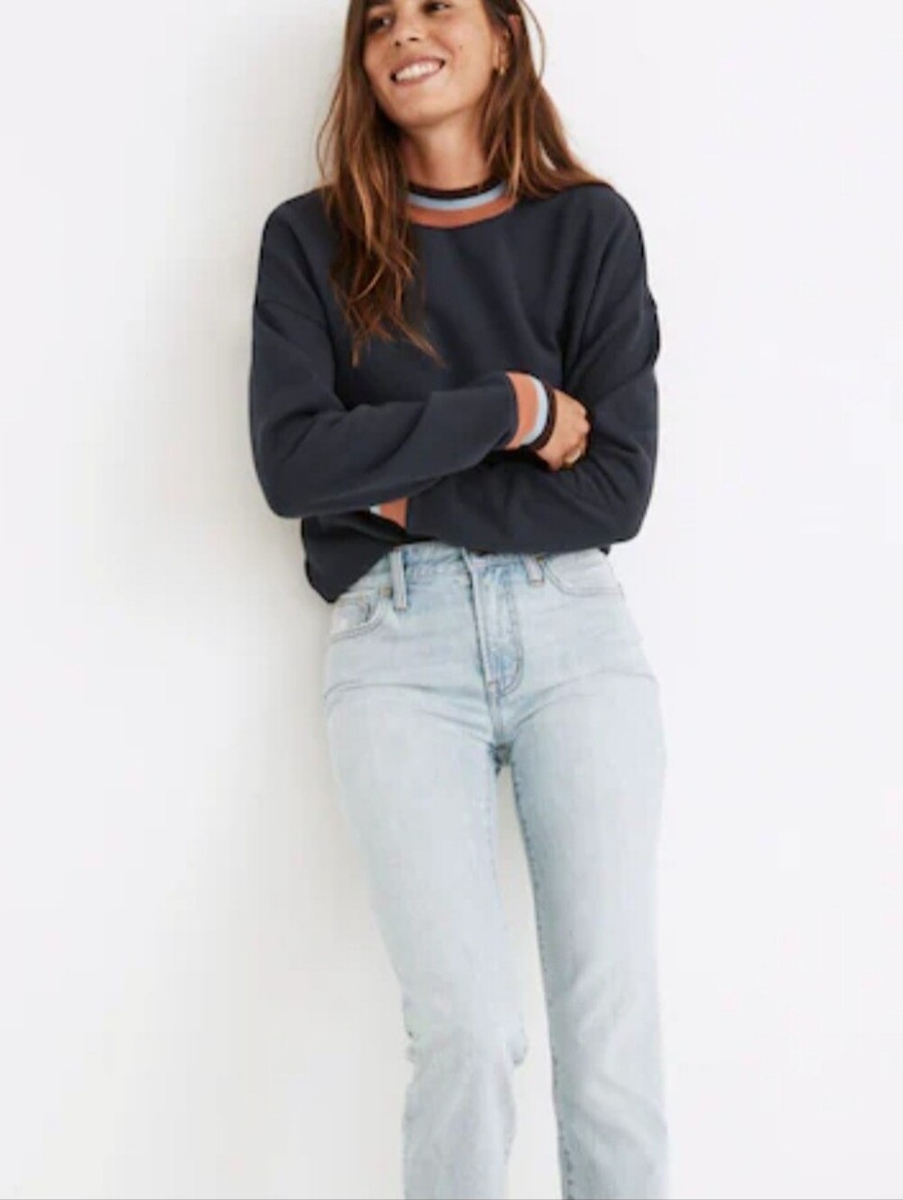 Madewell Mid-Rise Perfect Vintage Jeans Magic Pockets Light Wash Women's Size 24